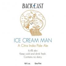 Backeast Brewing - Ice Cream Man - 6.4% IPA (16oz can) (16oz can)