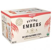 Flying Embers - Hard Kombucha Grapefruit 6 Pack Can (6 pack 12oz cans) (6 pack 12oz cans)