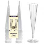 Party Essentials - 5oz Plastic Champagne Flutes - Set of 10 2010