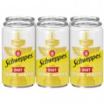 Schweppes - Diet Tonic Water 7.5oz (6 pack cans) (6 pack cans)
